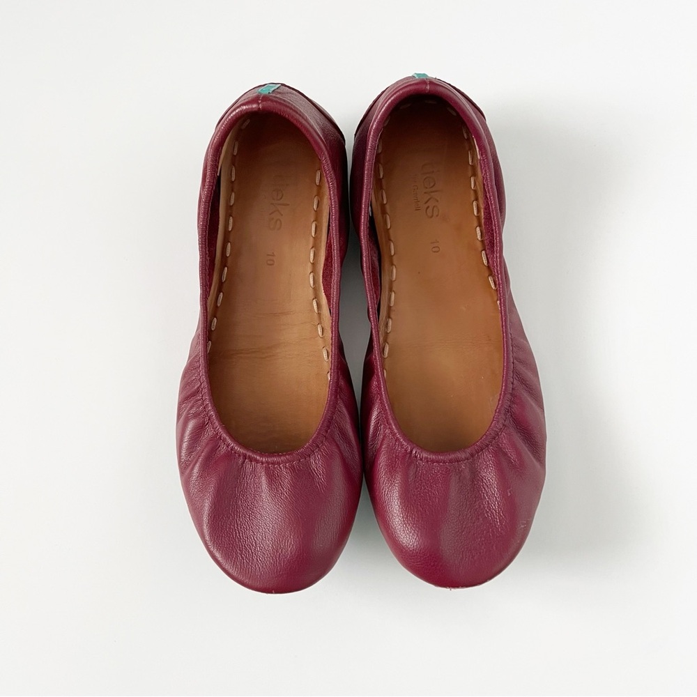 Burgundy Tieks Ballet Flats - Picture 2 of 7